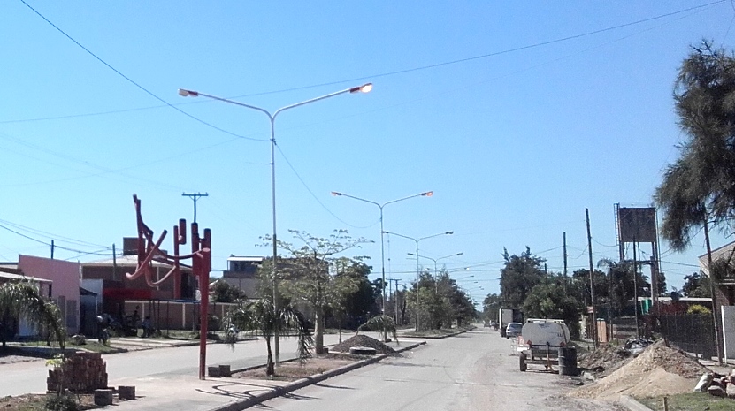 Alumbrado Público avenida Presidente Perón