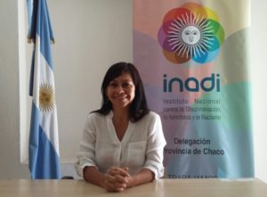 Nancy Sotelo delegada INADI