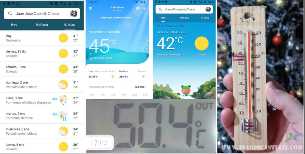 TEMPERATURAS