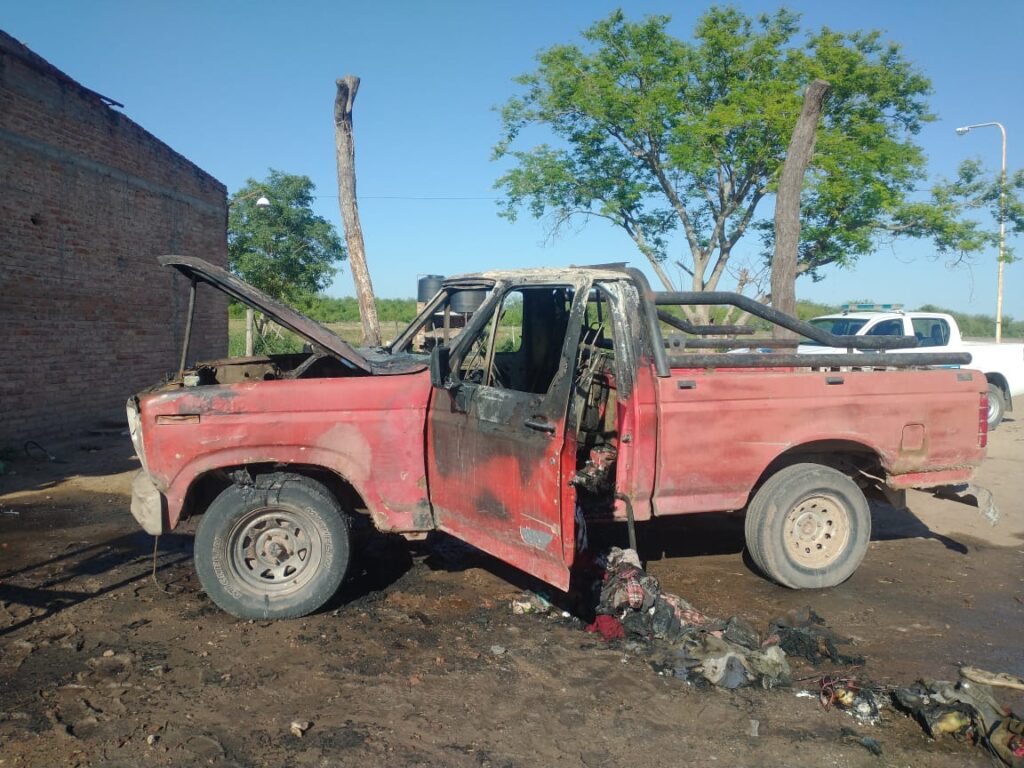 camioneta chocada