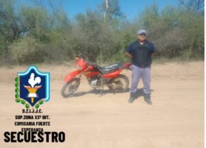 secuestro moto fuerte esperanza
