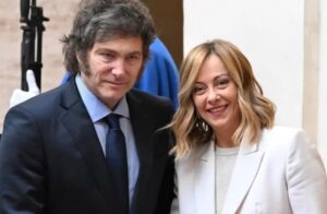 javier milei meloni