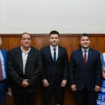 Sáenz Peña:  Bruno Cipolini recibió al Embajador de Serbia y al Cónsul Diplomático de Paraguay